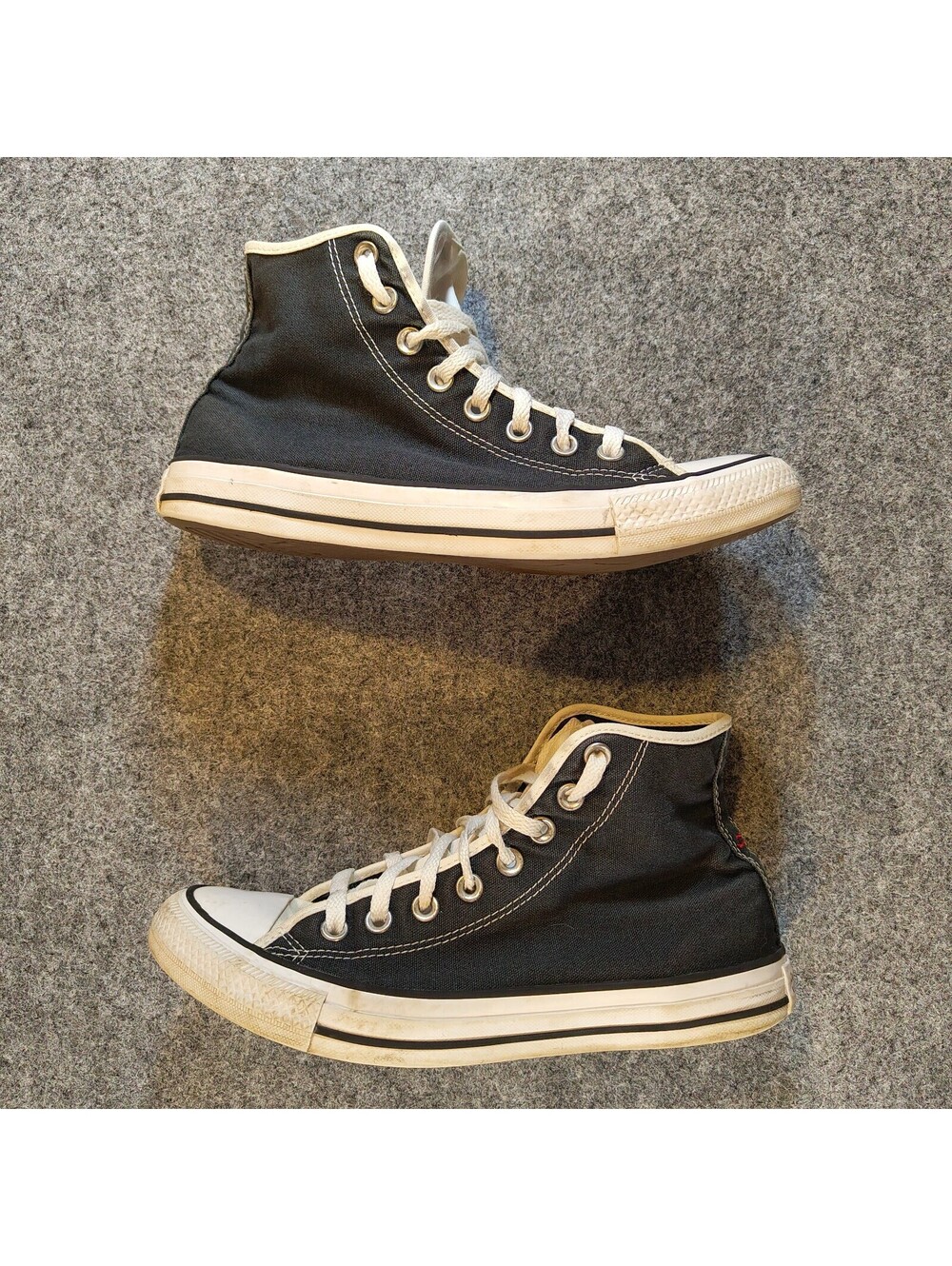 Converse Chuck Taylor All Star High Split Colorblock Black White Sneakers Mens 8